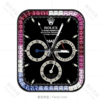 劳力士ROLEX宇宙计型迪通拿116500LN黑色表盘多彩钻石外圈刻有测速计.clock