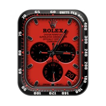 劳力士ROLEX宇宙计型迪通拿116500LN红色表盘黑色外圈刻有测速计带日历.clock