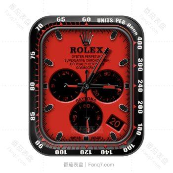 劳力士ROLEX宇宙计型迪通拿116500LN红色表盘黑色外圈刻有测速计带日历.clock