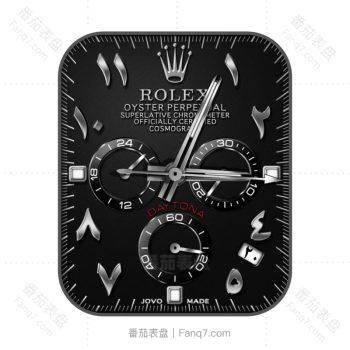 劳力士ROLEX宇宙计型迪通拿116500LN黑色表盘艺术刻度灰银色外圈带有测度计.clock