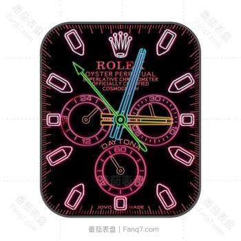 劳力士ROLEX宇宙计型迪通拿116500LN黑色表盘多彩外圈刻有测速计个性风格潮流.clock