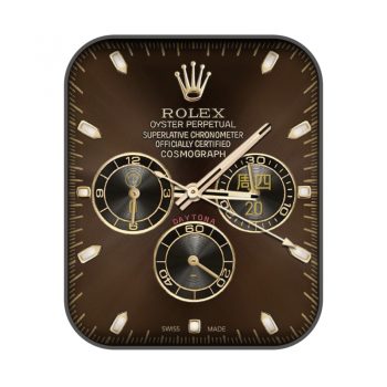 劳力士ROLEX宇宙计型迪通拿116500LN棕色表盘带日历三盘.clock