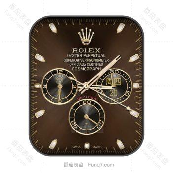 劳力士ROLEX宇宙计型迪通拿116500LN棕色表盘带日历三盘.clock