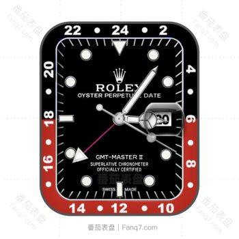 劳力士ROLEX探险家型 II黑色表盘黑色表盘黑红外圈箭头形24小时指针.clock