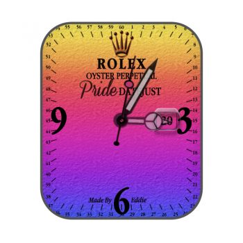 劳力士ROLEX空中霸王型渐变表盘夕阳橙玫瑰色多彩个性潮流简约.clock