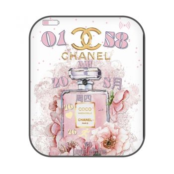 香奈儿CHANEL中古方糖香水表盘粉色.clock