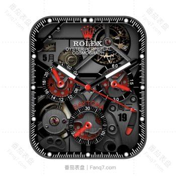 劳力士ROLEX宇宙计型迪通拿116500LN黑色机械表盘三盘.clock