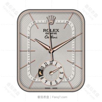 劳力士ROLEX切利尼白金表盘ins双盘.clock