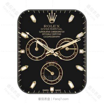 劳力士ROLEX宇宙计型迪通拿116500LN黑色表盘金色圈.clock