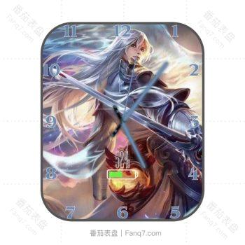 王者荣耀英雄李白凤求凰静态表盘.clock