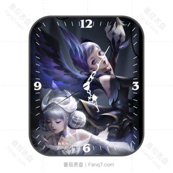 王者荣耀英雄小巧动态云雾缭绕表盘.clock