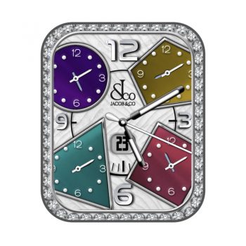 Jacob & Co 杰克宝酷银四盘多造型高级表盘.clock