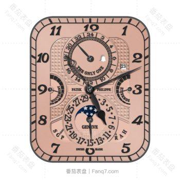 土色四盘斗转星移复杂表盘.clock