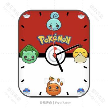 POKEMON宝可梦经典精灵球卡通表盘.clock