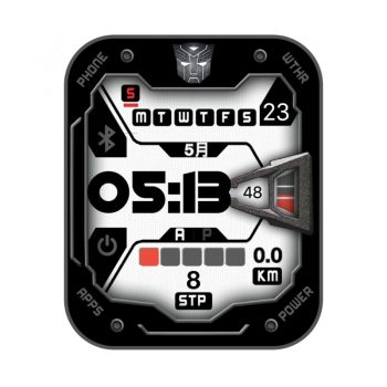 TRANSFORMERS漫威变形金钢酷黑电子表盘.clock