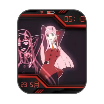 Zero two dance抖音爆火动态少女分身插画表盘.clock