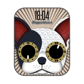 BULLDOG立体卡通斗牛犬动物造型表盘.clock