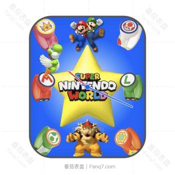 SupermanWorld超级马里奥兄弟3D动漫表盘.clock