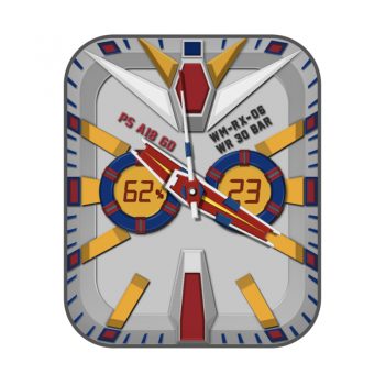 高达白底红蓝黄机械人表盘.clock