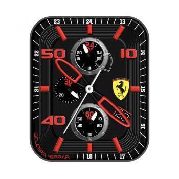 法拉利酷黑红三盘Ferrari Red 1 McGee高级表盘.clock