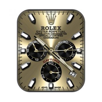 劳力士ROLEX金色不锈钢三盘高级表盘.clock