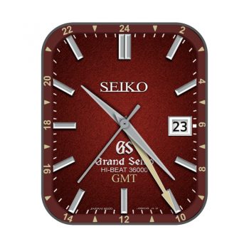 Seiko精工酒红表盘.clock