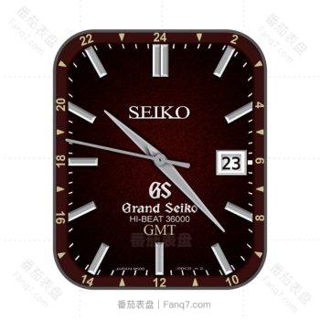 Seiko精工深酒红表盘.clock