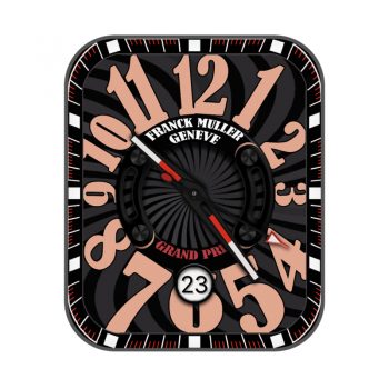 Franck Muller法兰克穆勒酷黑棕中间旋转表盘.clock