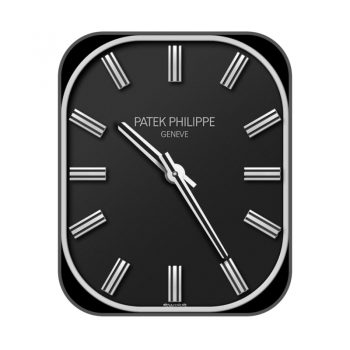 partek philippe百达斐丽简洁黑银格调表盘.clock