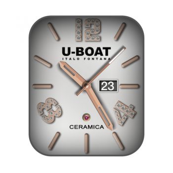 ceramica雷达陶瓷白底轻奢简洁表盘.clock