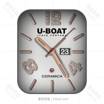 ceramica雷达陶瓷白底轻奢简洁表盘.clock
