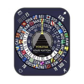 LOUIS VUITTON世界时间圆盘众多图标表盘.clock