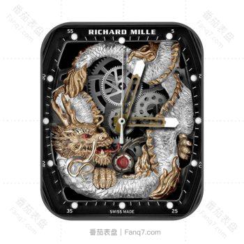 Richard Mille Sapphire 理查德米勒盘龙机械动态高级男士系列RM 57-03价值837万表盘.clock