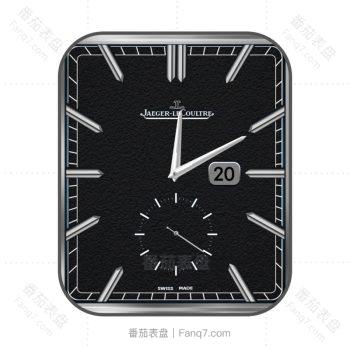 JAEGER LECOUTRE积家黑银单盘格调表盘.clock