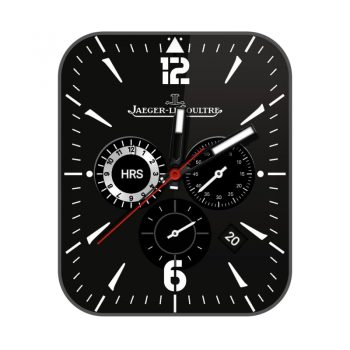 JAEGER LECOUTRE积家酷黑三盘简约表盘.clock