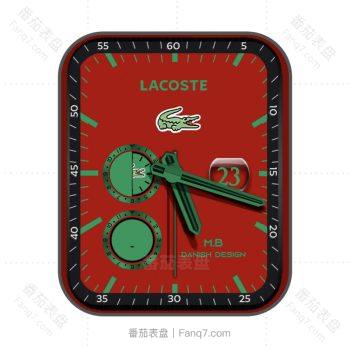 拉科斯特LACOSTE红绿表盘双小盘.clock