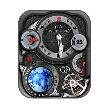 高珀富斯GREUBELFORSEY格林尼治6盘黑色表盘.clock