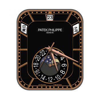 百达翡丽Patek Philippe复杂功能设计系列黑色星月表盘.clock