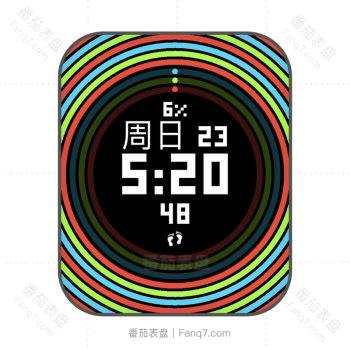 Dizzy彩虹简约表盘.clock