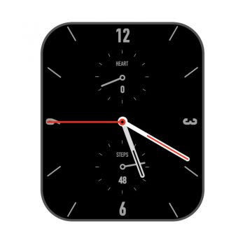 法穆兰HEART黑色简约表盘.clock