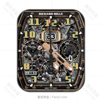 理查德米勒RICHARD MILLE机械表盘.clock