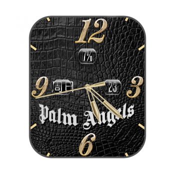 Paln Angels手表黑色鳄鱼皮纹路.clock