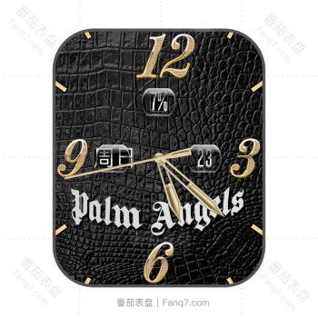 Paln Angels手表黑色鳄鱼皮纹路.clock