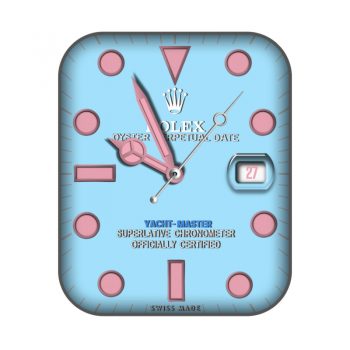 ROLEX劳力士浅蓝粉清新表盘.clock