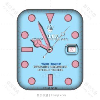 ROLEX劳力士浅蓝粉清新表盘.clock