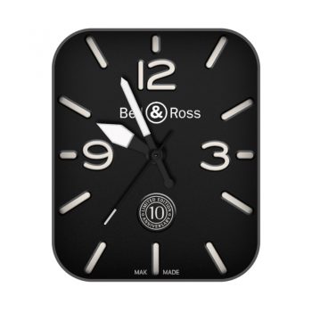 bell & ross 柏莱士酷黑圆形徽章高级格调表盘.clock