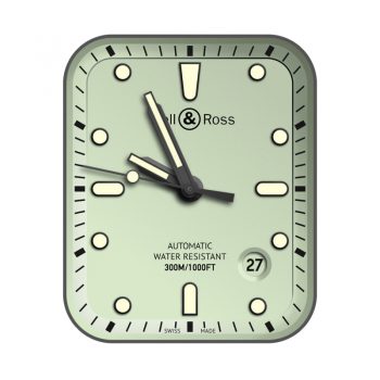 bell & ross 柏莱士淡绿简约格调表盘.clock