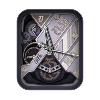 Dream金属高级动态齿轮旋转表盘.clock