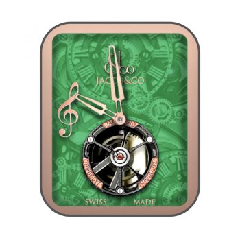 Jacob&co 杰克宝蓝色音符陀飞轮.clock