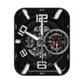 hublot宇舶 单盘酷黑银马动态高级表盘.clock